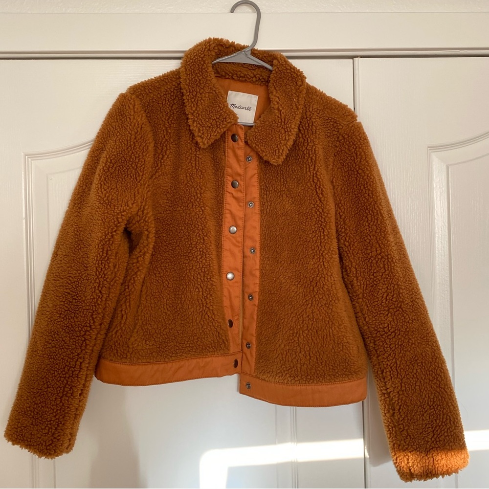 MADEWELL CROPPED SHERPA